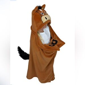 🐴 LazyOne Kids Horse Hooded Wearable Blanket | Cozy Plush